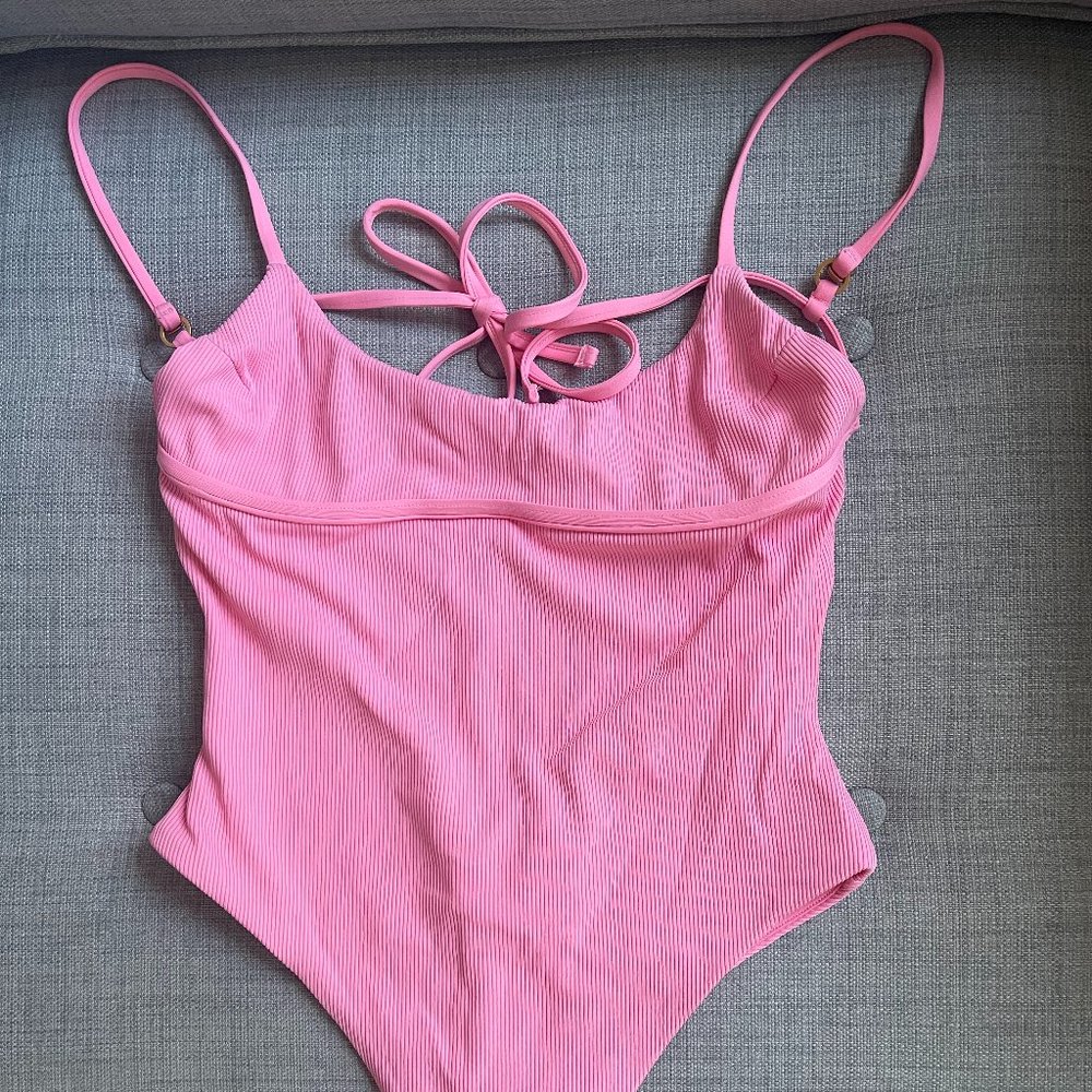 LSPACE Bree One-Piece Swimsuit GUAVA SIZE SMALL